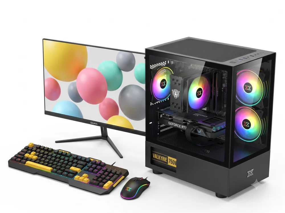 Gaming PC kèm màn (i5 12400F | Ram 16Gb(8x2) | RTX 3060 12Gb | SSD 256GB NVME | MSI H610M-S DDR4 | 750W | Màn 24 inch 144Hz)