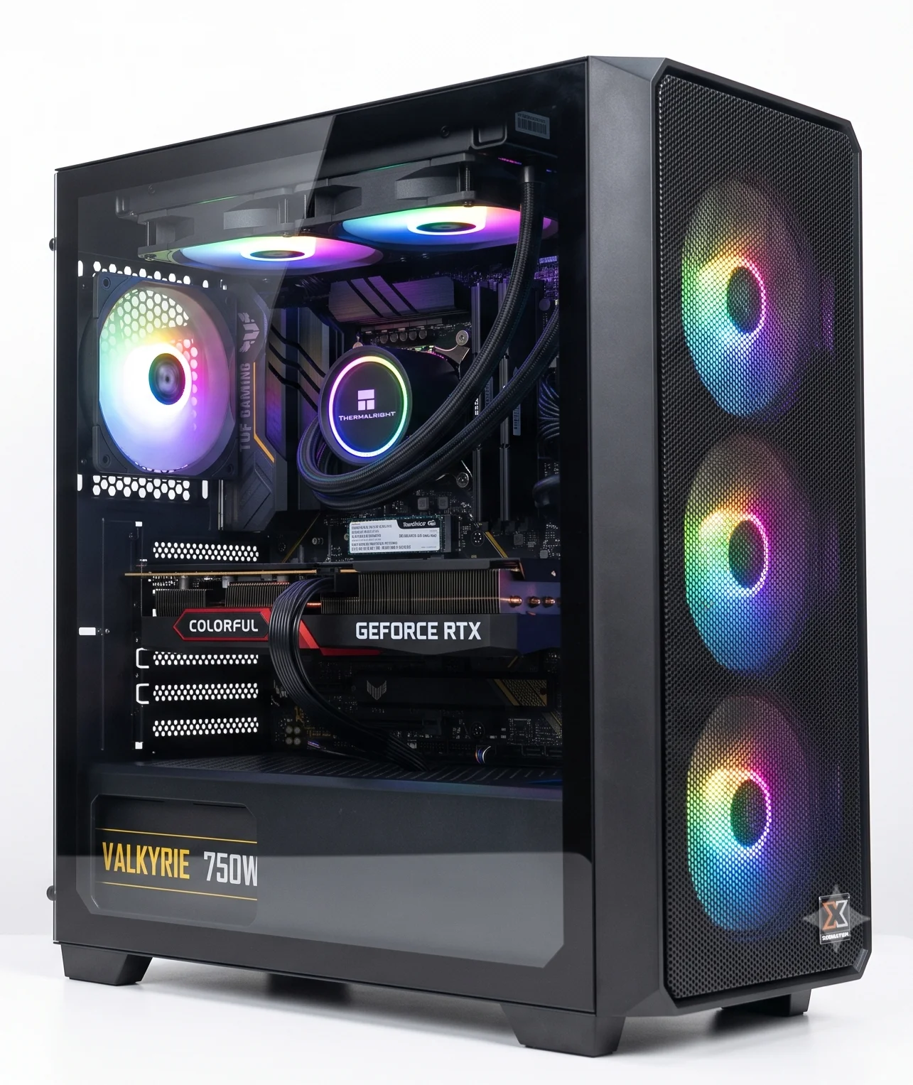 Gaming PC Hi-end (i5 14600KF | Ram 16Gb | RTX 5060 8Gb | SSD 512GB NVME | ASUS B760M-PLUS WIFI | 750W)