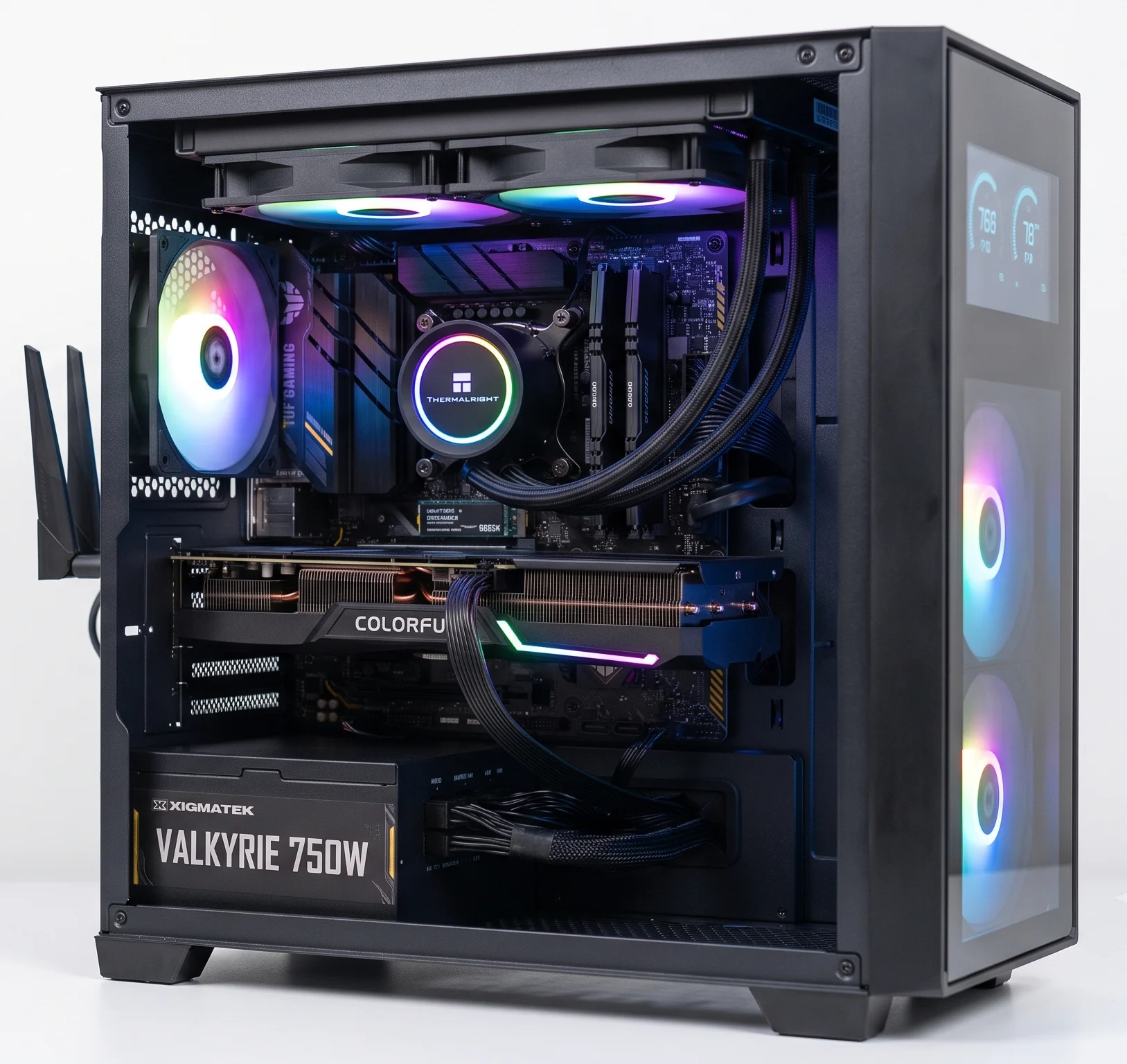 Gaming PC Hi-end (i7 14700KF | Ram 16Gb | RTX 5060 Ti 16Gb | SSD 512GB NVME | ASUS B760M-PLUS WIFI | 750W)