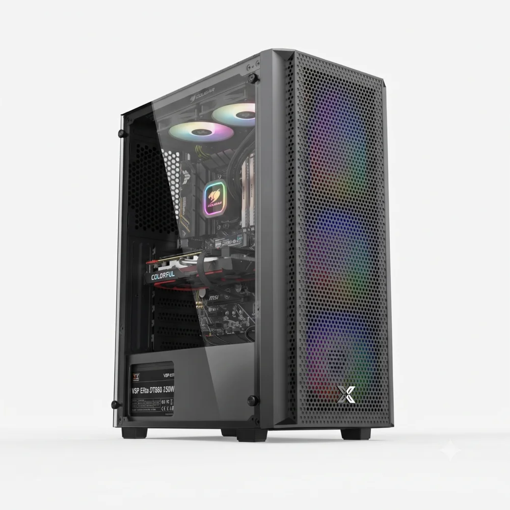 Gaming PC Hi-end (i5 14600KF | Ram 16Gb | RTX 3060 12Gb | SSD 512GB NVME | ASUS B760M-PLUS WIFI | 750W)