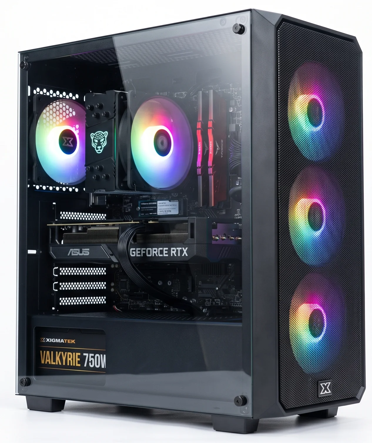 Gaming PC Hi-end (i5 14400F | Ram 16Gb | RTX 5060 Ti 16Gb | SSD 512GB NVME | MSI B760M-E DDR4 | 750W)