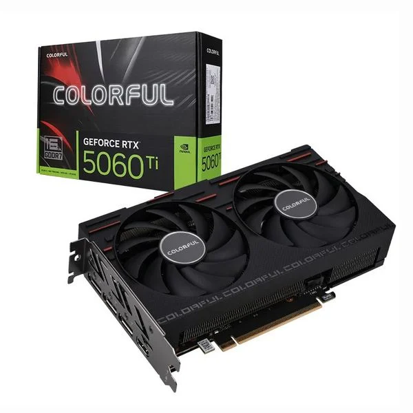 Card Màn Hình Colorful GeForce RTX 5060 Ti Gaming DUO 16GB-V