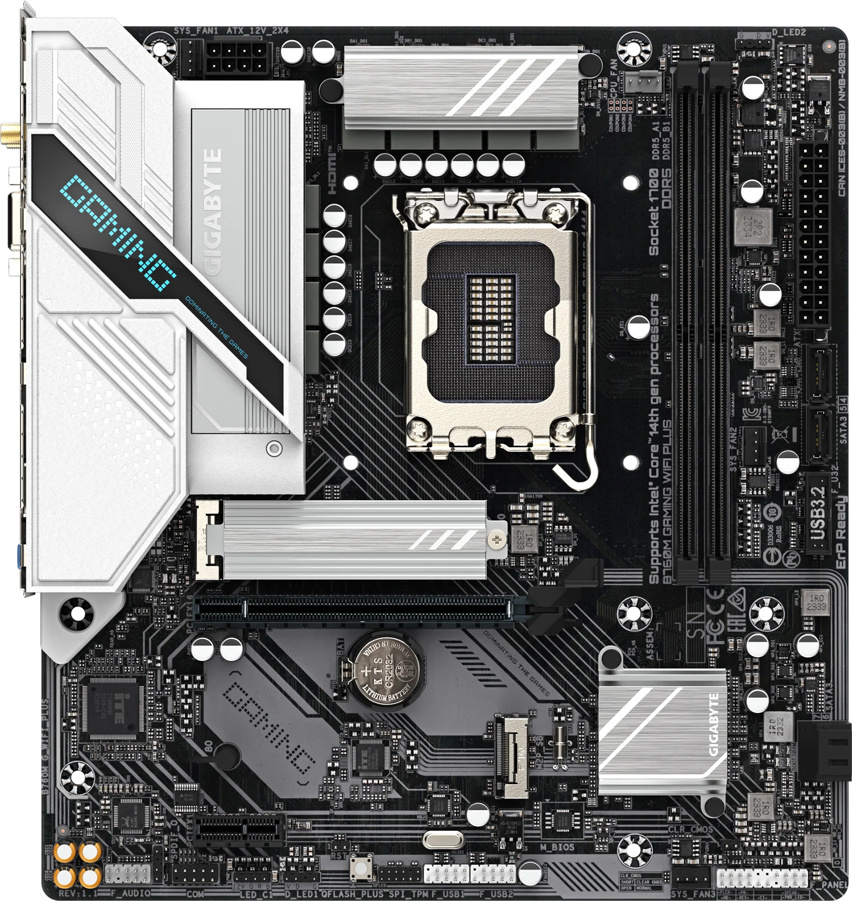 Mainboard Gigabyte B760M GAMING PLUS WIFI DDR4
